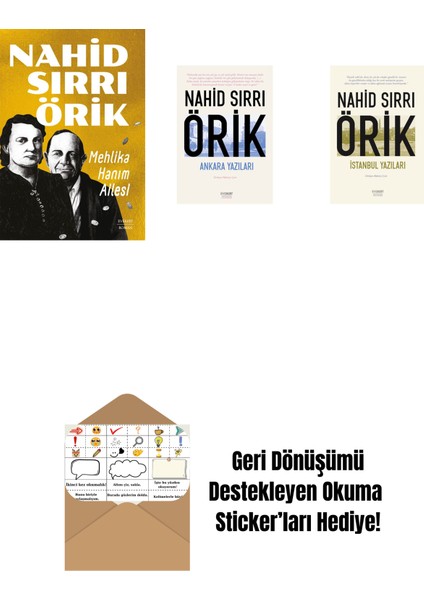Mehlika Hanım Ailesi + Ankara Yazıları + Istanbul Yazıları + Okuma Sticker'ları