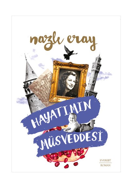 Hayatımın Müsveddesi + Everest Açıkhava 15 - Nazlı Eray: Ömür Uzatma Kahvehanesi Seçme Öyküler + Gece Çiçeği Istanbul + Okuma Sticker'ları