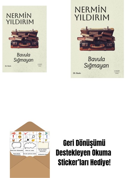 Bavula Sığmayan (Ciltli) + Bavula Sığmayan + Okuma Sticker'ları