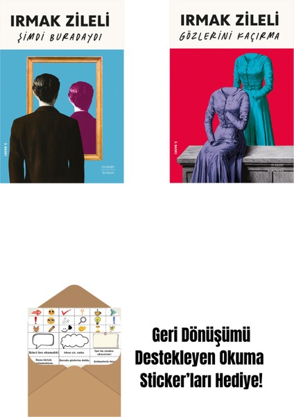 Şimdi Buradaydı + Gözlerini Kaçırma + Okuma Sticker'ları