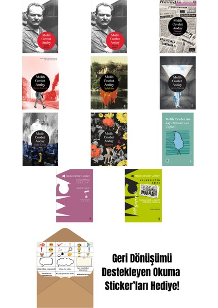 Melih Cevdet Anday 11 Kitap Set + Okuma Sticker'ları
