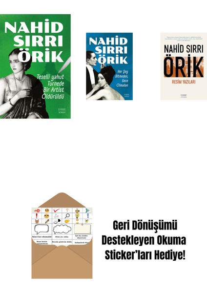 Teselli Yahut Turnede Bir Artist Öldürüldü + Her Şey Bitmeden, Gece Olmadan + Resim Yazıları + Okuma Sticker'ları