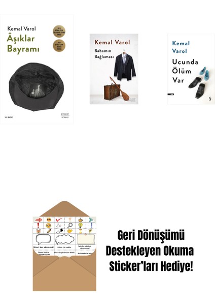Âşıklar Bayramı + Babamın Bağlaması + Ucunda Ölüm Var + Okuma Sticker'ları