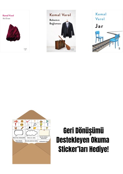 Kin Divanı + Babamın Bağlaması (Ciltli) + Jar + Okuma Sticker'ları