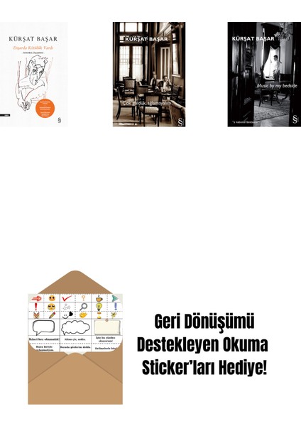 Dışarda Kötülük Vardı (Ciltli) + Çok Güldük, Ağlamayalım + Music By My Bedside + Okuma Sticker'ları