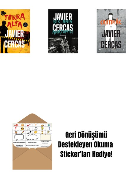 Terra Alta + Bir Anın Anatomisi + Sahtekâr + Okuma Sticker'ları