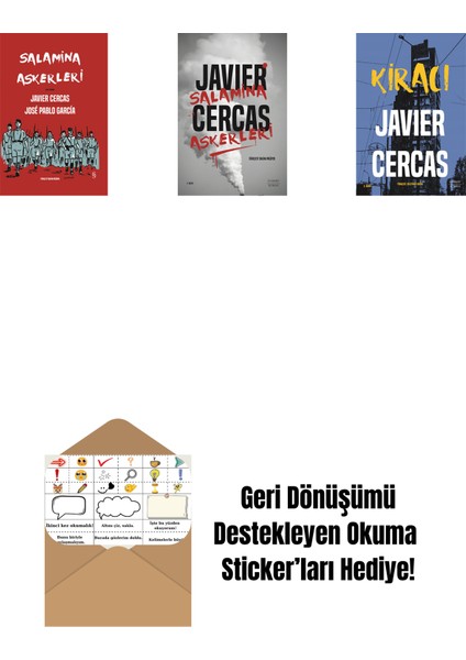 Salamina Askerleri (Çizgi Roman - Ciltli) + Salamina Askerleri + Kiracı + Okuma Sticker'ları