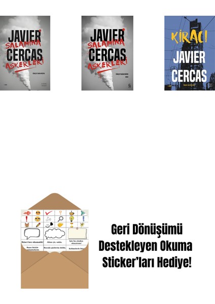 Salamina Askerleri + Salamina Askerleri (Ciltli) + Kiracı + Okuma Sticker'ları