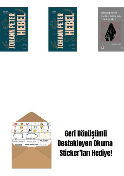 Takvim Öyküleri + Takvim Öyküleri (Ciltli) + Everest Açıkhava 23 - Seçme Takvim Öyküleri + Okuma Sticker'ları