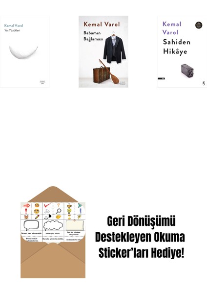 Yas Yüzükleri + Babamın Bağlaması + Sahiden Hikâye + Okuma Sticker'ları