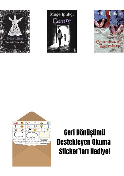 Transit Yolcular + Cemre + Columbus'un Kadınları + Okuma Sticker'ları