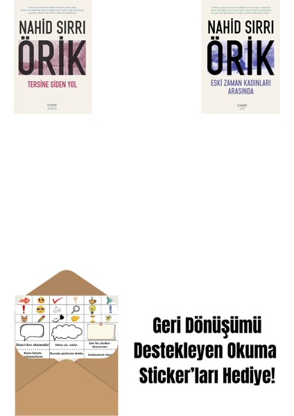 Tersine Giden Yol + Eski Zaman Kadınları Arasında + Okuma Sticker'ları