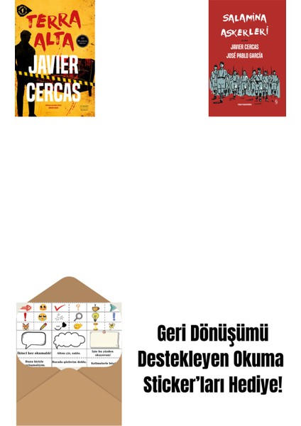 Terra Alta + Salamina Askerleri (Çizgi Roman - Ciltli) + Okuma Sticker'ları