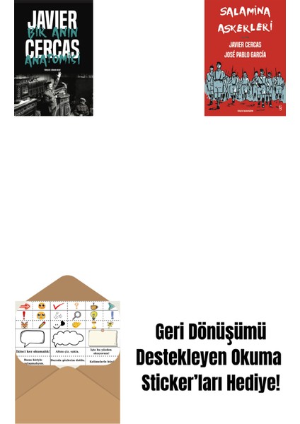 Bir Anın Anatomisi + Salamina Askerleri (Çizgi Roman) + Okuma Sticker'ları