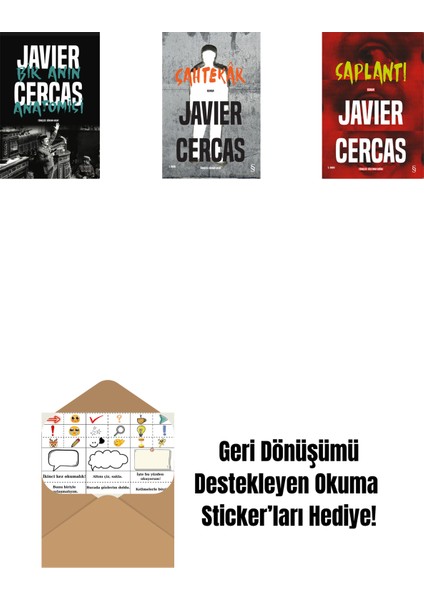 Bir Anın Anatomisi + Sahtekâr + Saplantı + Okuma Sticker'ları
