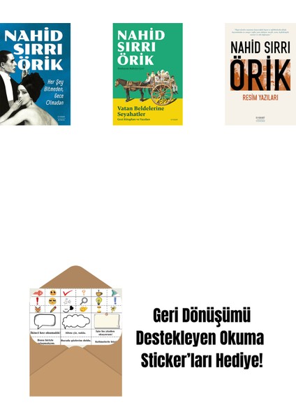 Her Şey Bitmeden, Gece Olmadan + Vatan Beldelerine Seyahatler + Resim Yazıları + Okuma Sticker'ları