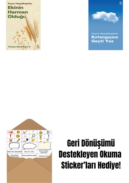 Ekinin Harman Olduğu + Kırlangıçsız Geçti Yaz + Okuma Sticker'ları