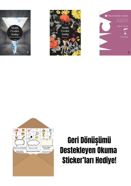 Isa’nın Güncesi (Ciltli) + Raziye (Ciltli) + Suçumuz Edebiyat + Okuma Sticker'ları