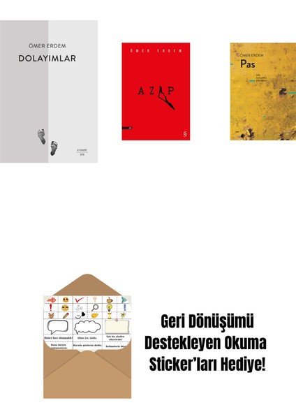 Dolayımlar + Azap + Pas + Okuma Sticker'ları
