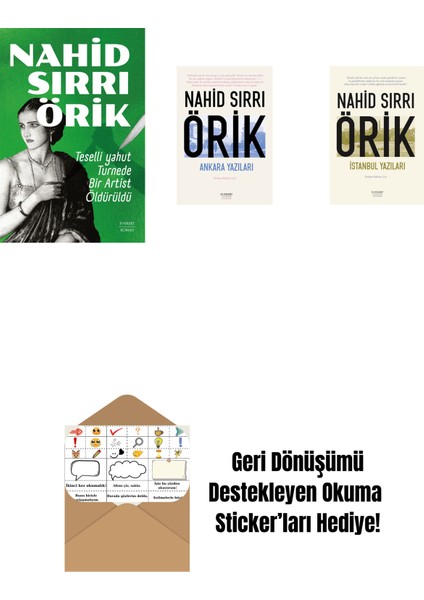 Teselli Yahut Turnede Bir Artist Öldürüldü + Ankara Yazıları + Istanbul Yazıları + Okuma Sticker'ları
