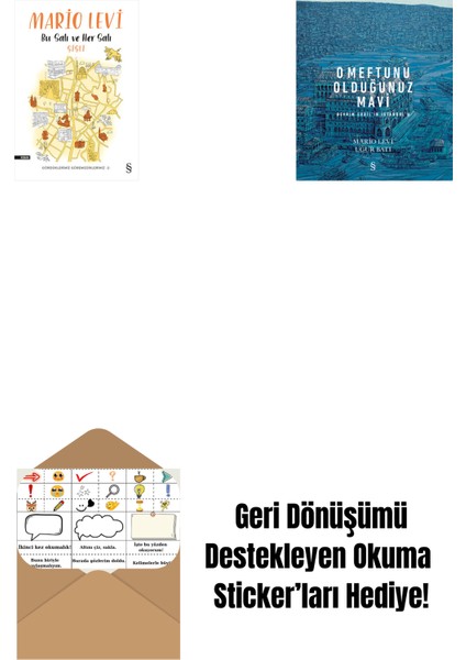 Bu Salı ve Her Salı Şişli + O Meftunu Olduğunuz Mavi + Okuma Sticker'ları