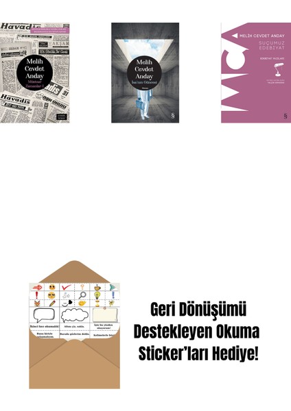 Müstear Zamanlar - 1 + Isa’nın Güncesi (Ciltli) + Suçumuz Edebiyat + Okuma Sticker'ları