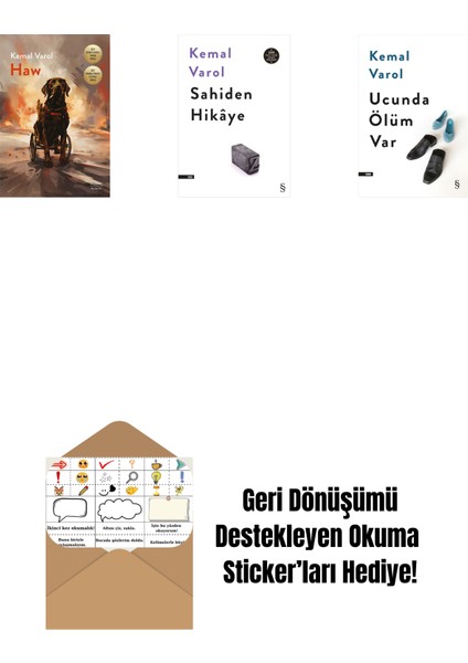 Haw + Sahiden Hikâye + Ucunda Ölüm Var + Okuma Sticker'ları