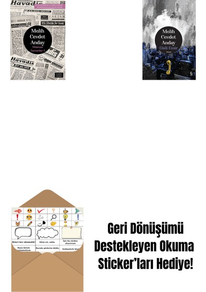 Müstear Zamanlar - 1 + Gizli Emir (Ciltli) + Okuma Sticker'ları