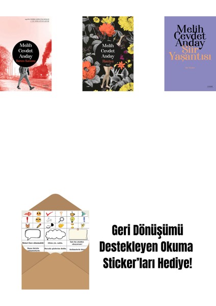 Barem Kanunu + Raziye (Ciltli) + Şiir Yaşantısı - Şiir Yazıları + Okuma Sticker'ları