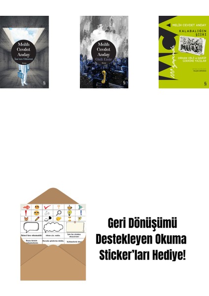 Isa’nın Güncesi (Ciltli) + Gizli Emir (Ciltli) + Kalabalığın Şiiri + Okuma Sticker'ları