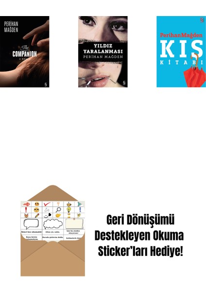 The Companion + Yıldız Yaralanması + Kış Kitabı + Okuma Sticker'ları