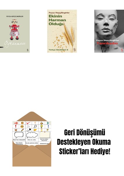 Öykünmece + Ekinin Harman Olduğu + Tanrıkadın + Okuma Sticker'ları