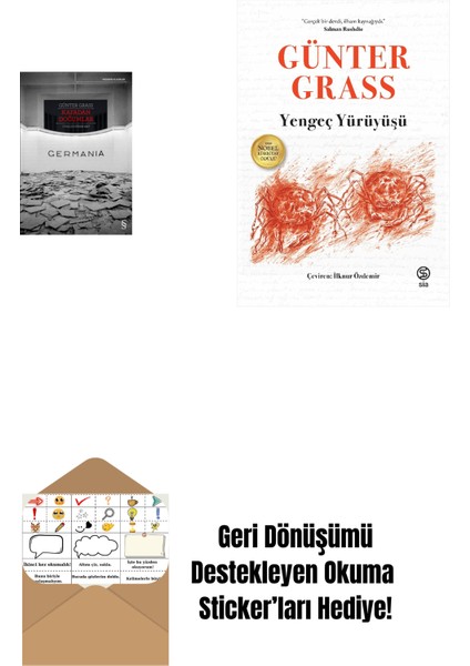 Germania + Yengeç Yürüyüşü + Okuma Sticker'ları
