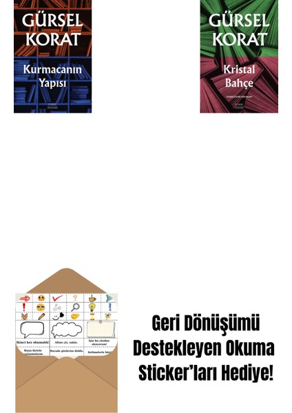 Kurmacanın Yapısı + Kristal Bahçe + Okuma Sticker'ları
