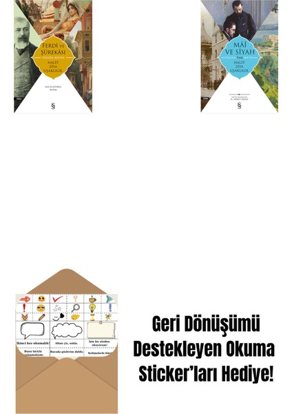 Ferdi ve Şürekası + Mâî ve Siyah - Özgün Tam Metin + Okuma Sticker'ları