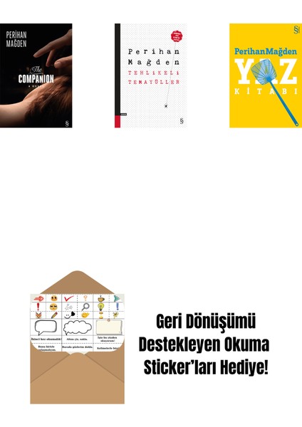 The Companion + Tehlikeli Temayüller + Yaz Kitabı + Okuma Sticker'ları