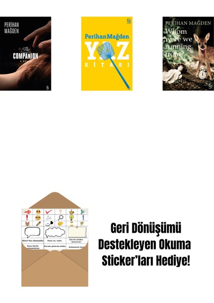 The Companion + Yaz Kitabı + Whom Were We Running From? + Okuma Sticker'ları