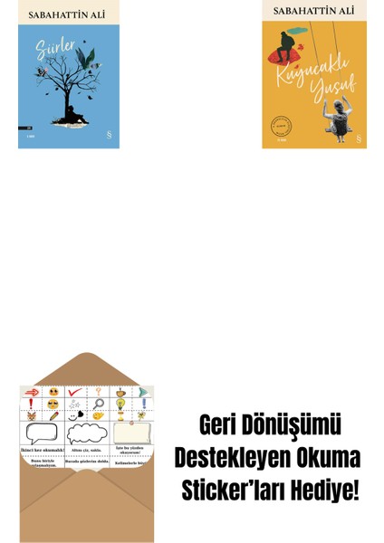 Şiirler + Kuyucaklı Yusuf + Okuma Sticker'ları