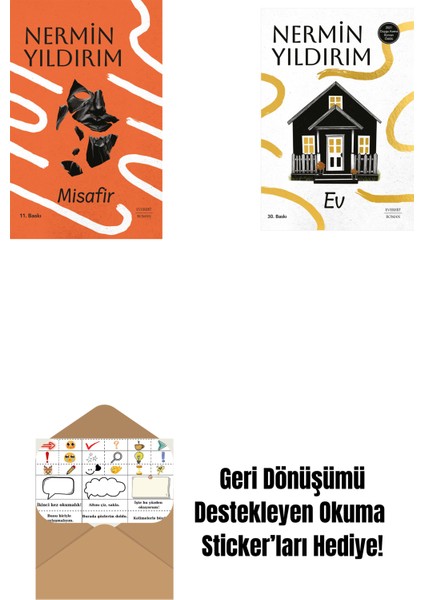 Misafir (Ciltli) + Ev + Okuma Sticker'ları