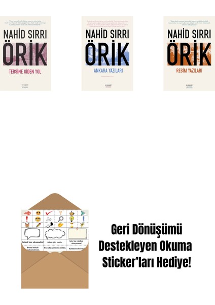Tersine Giden Yol + Ankara Yazıları + Resim Yazıları + Okuma Sticker'ları