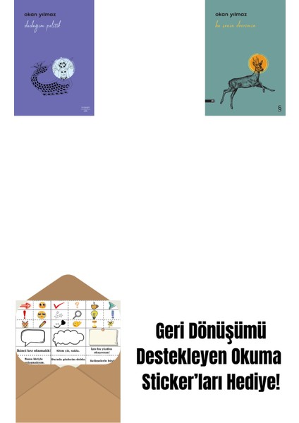 Dudağım Politik + Bu Senin Devrimin + Okuma Sticker'ları