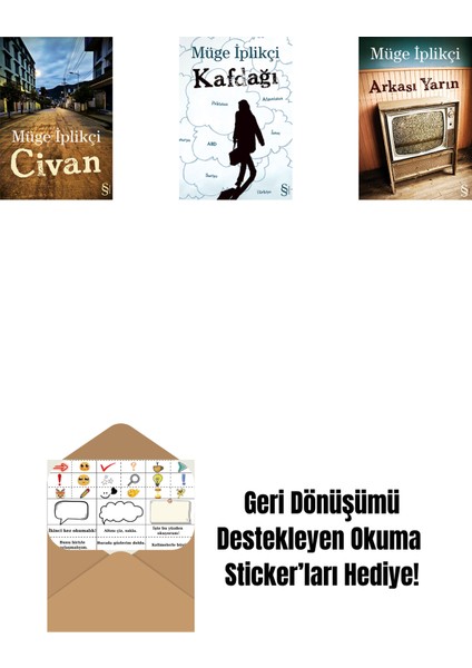 Civan + Kafdağı + Arkası Yarın + Okuma Sticker'ları