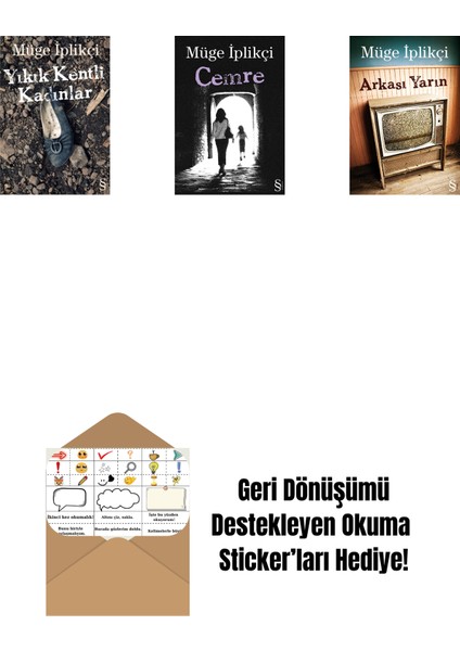 Yıkık Kentli Kadınlar + Cemre + Arkası Yarın + Okuma Sticker'ları