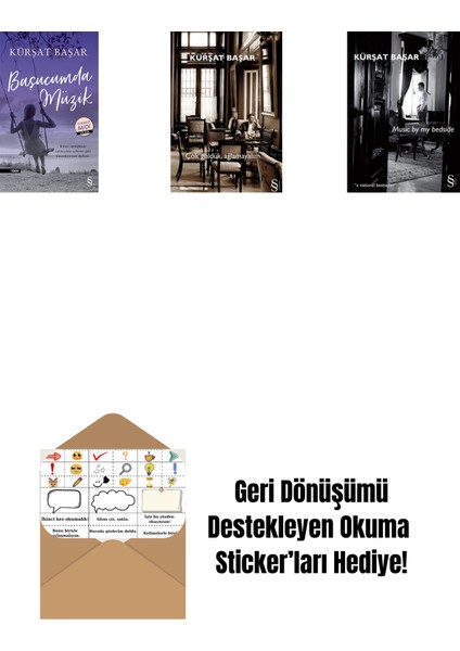 Başucumda Müzik (Midi Boy) + Çok Güldük, Ağlamayalım + Music By My Bedside + Okuma Sticker'ları