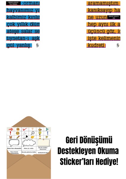 Tuz Günleri + Altı + Okuma Sticker'ları