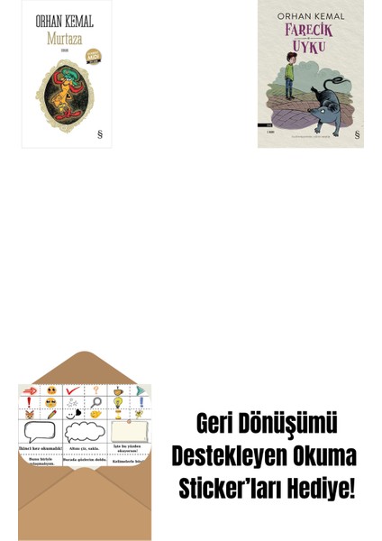 Murtaza (Midi Boy) + Farecik Uyku + Okuma Sticker'ları