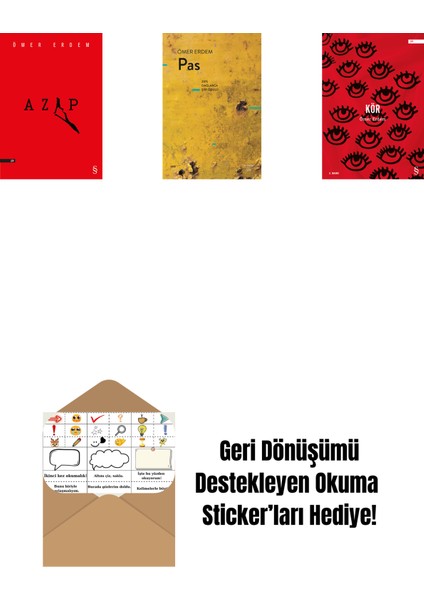 Azap + Pas + Kör + Okuma Sticker'ları
