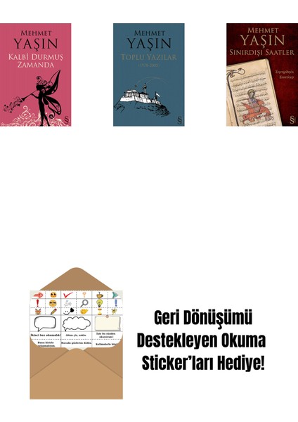 Kalbi Durmuş Zamanda + Toplu Yazılar + Sınırdışı Saatler + Okuma Sticker'ları