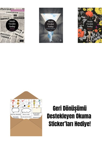 Müstear Zamanlar - 1 + Isa’nın Güncesi (Ciltli) + Raziye (Ciltli) + Okuma Sticker'ları