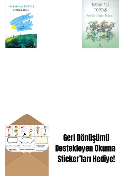 Gecenin Gecesi (Ciltli) + Ben Bir Gürgen Dalıyım + Okuma Sticker'ları